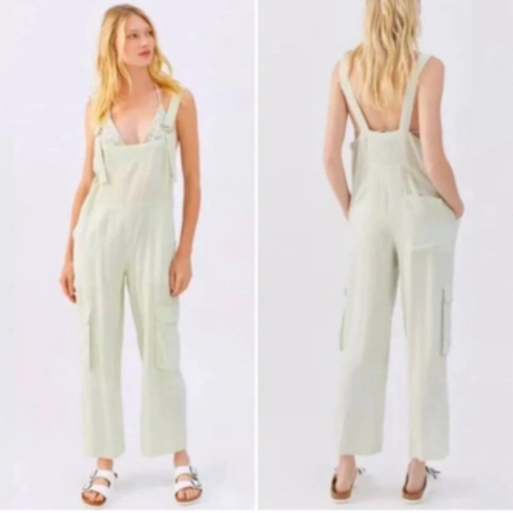 BDG Light Green Overalls